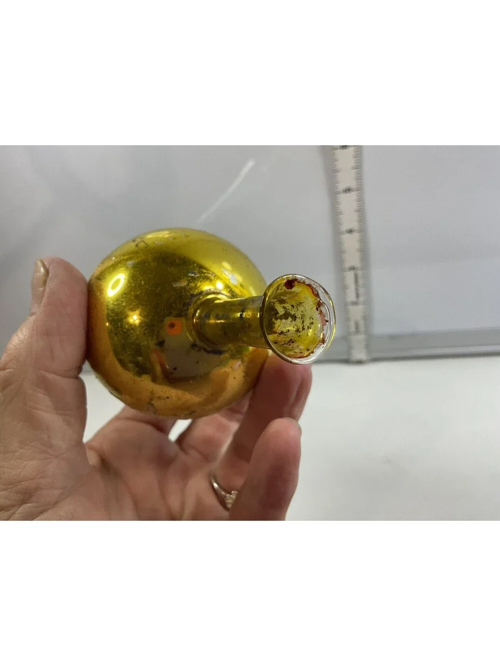 Lanissa Vintage Tree Topper Blown Glass West Germany